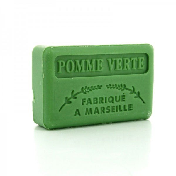 French Marseille Soap Pomme Verte (Green Apple) 125g - FouFour - Savon de Marseille - Bar Soap - Eco Natural Products