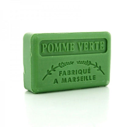 French Marseille Soap Pomme Verte (Green Apple) 125g - FouFour - Savon de Marseille - Bar Soap - Eco Natural Products