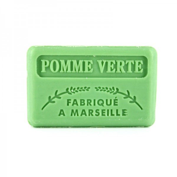 French Marseille Soap Pomme Verte (Green Apple) 125g - FouFour - Savon de Marseille - Bar Soap - Eco Natural Products