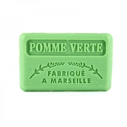 French Marseille Soap Pomme Verte (Green Apple) 125g - FouFour - Savon de Marseille - Bar Soap - Eco Natural Products