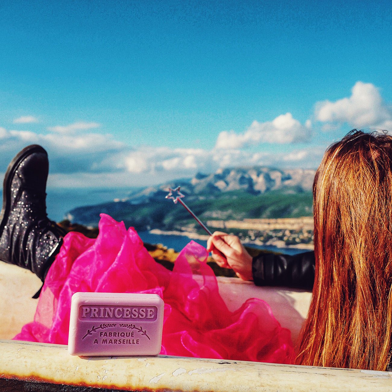 French Marseille Soap Princesse (Princess) 125g - FouFour - Savon de Marseille - Bar Soap - Eco Natural Products