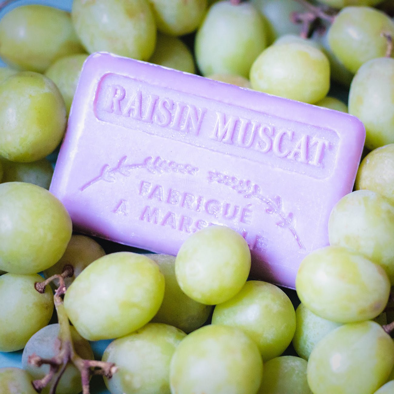 French Marseille Soap Raisin Muscat (Muscat Grape) 125g - Eco Natural Products - FouFour - Savon de Marseille - Bar Soap