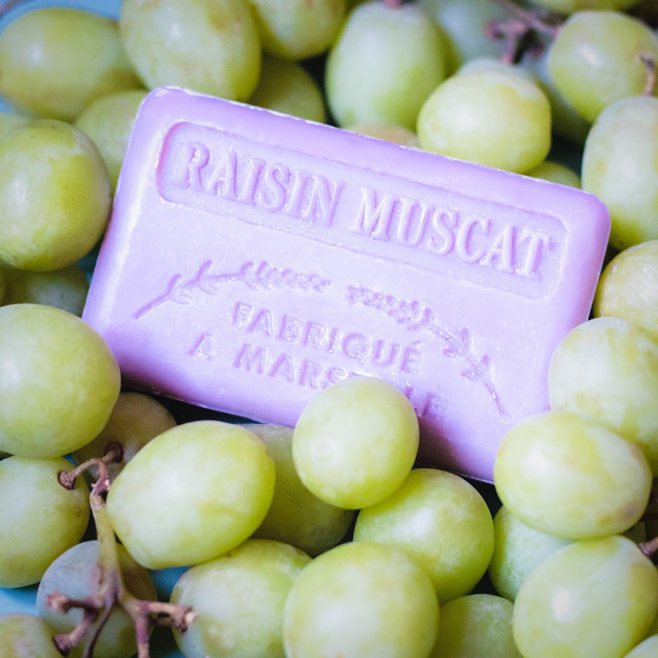 French Marseille Soap Raisin Muscat (Muscat Grape) 125g - FouFour - Savon de Marseille - Bar Soap - Eco Natural Products