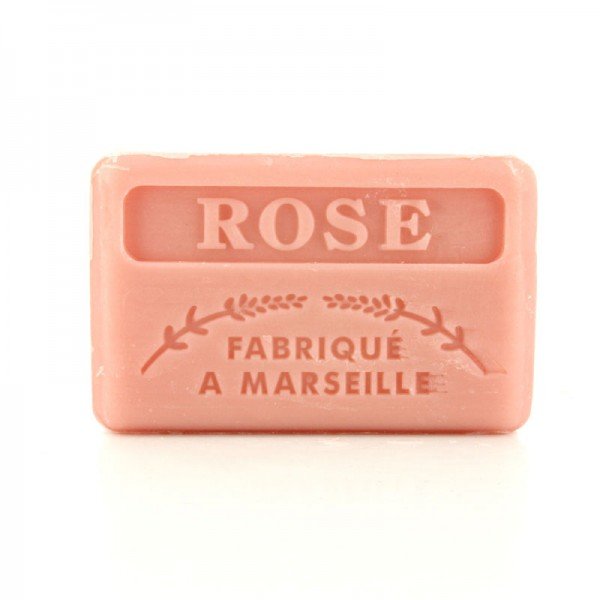 French Marseille Soap Rose 125g - Eco Natural Products - FouFour - Savon de Marseille - Bar Soap