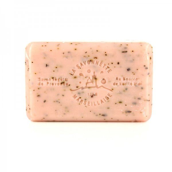 French Marseille Soap Rose Broye (Crushed rose petals) 125g - FouFour - Savon de Marseille - Bar Soap - Eco Natural Products