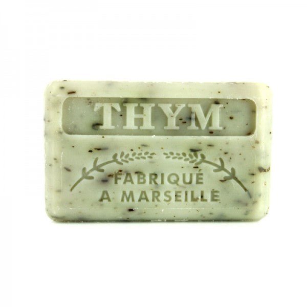 French Marseille Soap Thym (Thyme) - 125g - FouFour - Savon de Marseille - Bar Soap - Eco Natural Products