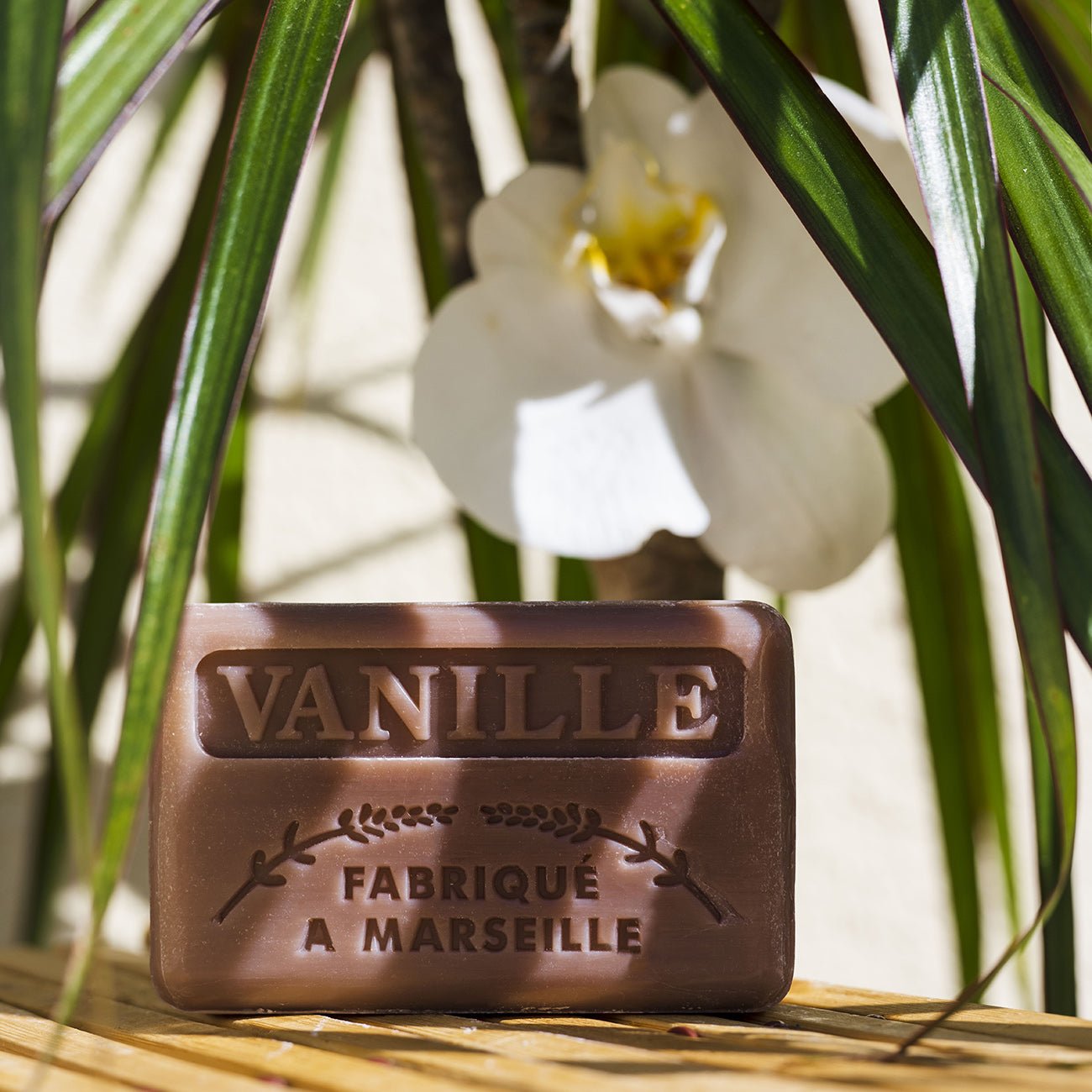 French Marseille Soap Vanille 60g - Eco Natural Products - FouFour - Savon de Marseille - Bar Soap