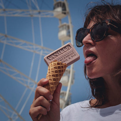 French Marseille Soap Vanille (Vanilla) 125g - FouFour - Savon de Marseille - Bar Soap - Eco Natural Products