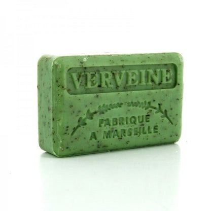 French Marseille Soap Verveine Broye (Crushed Verbena) 125g - FouFour - Savon de Marseille - Bar Soap - Eco Natural Products