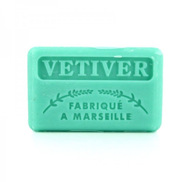 French Marseille Soap Vetiver 125g - FouFour - Savon de Marseille - Bar Soap - Eco Natural Products