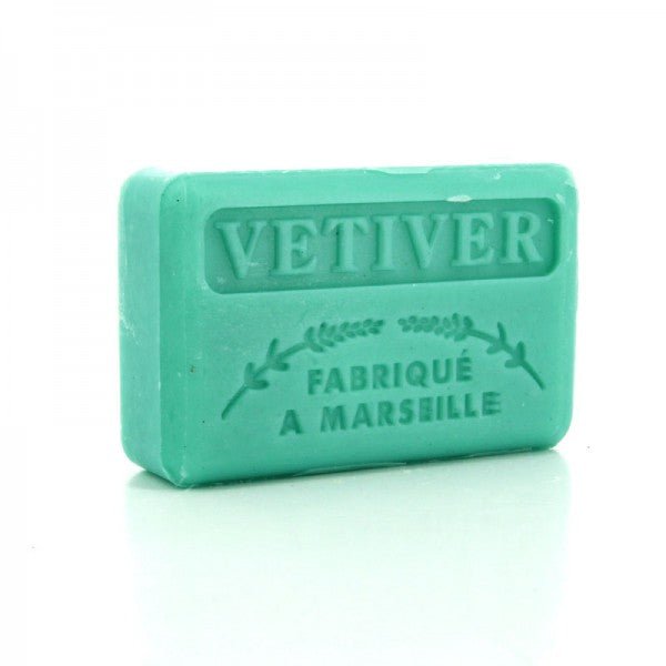 French Marseille Soap Vetiver 125g - Eco Natural Products - FouFour - Savon de Marseille - Bar Soap