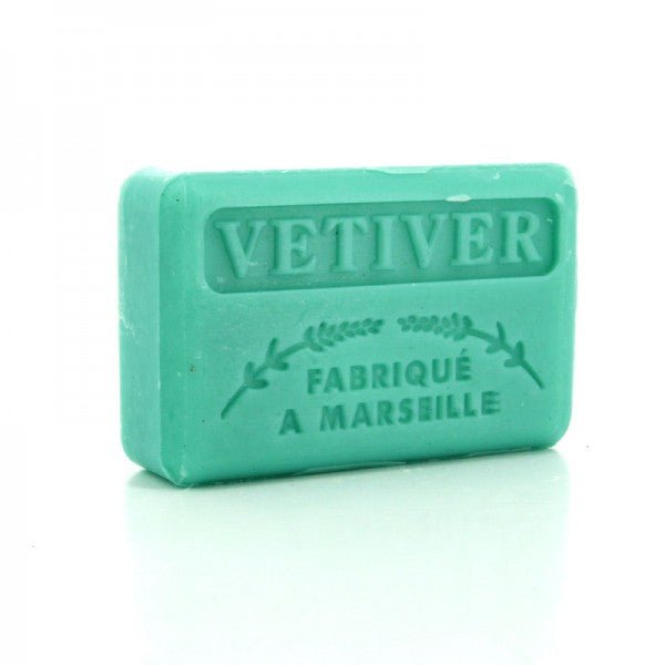 French Marseille Soap Vetiver 125g - FouFour - Savon de Marseille - Bar Soap - Eco Natural Products