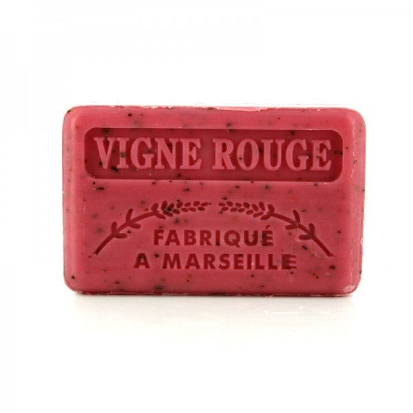 French Marseille Soap Vigne Rouge (Red Vine) 125g - Eco Natural Products - FouFour - Savon de Marseille - Bar Soap