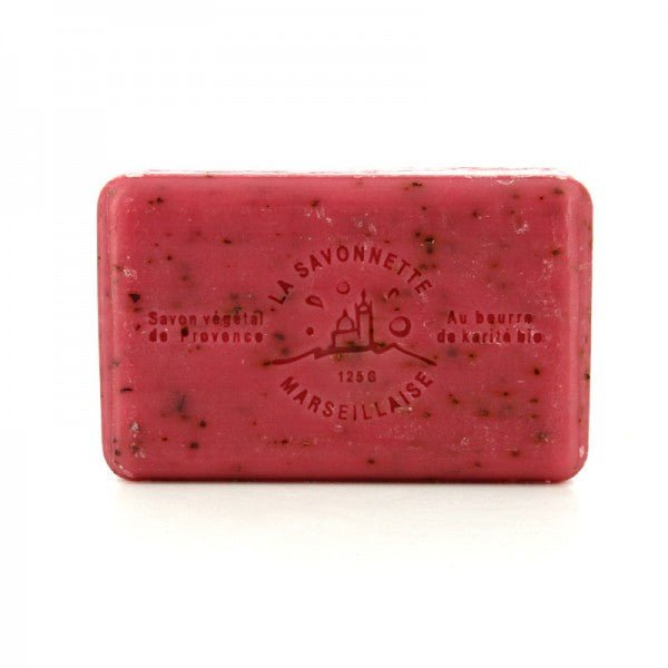 French Marseille Soap Vigne Rouge (Red Vine) 125g - Eco Natural Products - FouFour - Savon de Marseille - Bar Soap