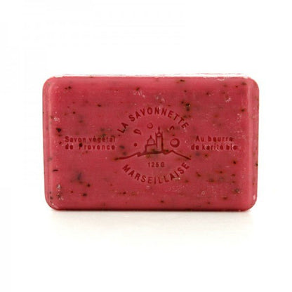 French Marseille Soap Vigne Rouge (Red Vine) 125g - FouFour - Savon de Marseille - Bar Soap - Eco Natural Products