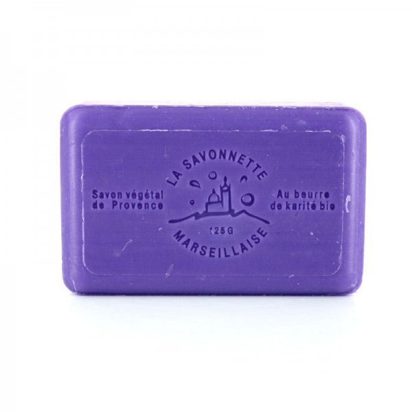 French Marseille Soap Violette (Violet) 125g - FouFour - Savon de Marseille - Bar Soap - Eco Natural Products