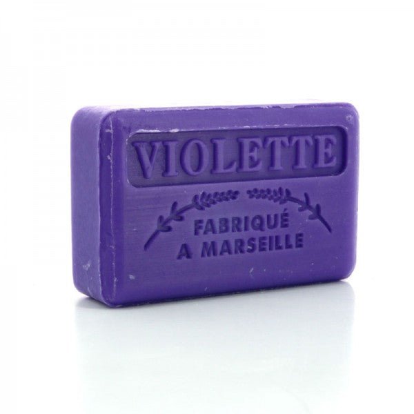French Marseille Soap Violette (Violet) 125g - FouFour - Savon de Marseille - Bar Soap - Eco Natural Products