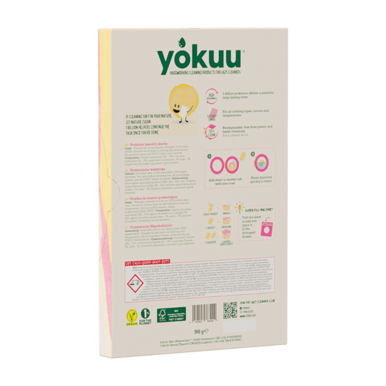 Fresh Linen Laundry Sheets 32 Sheets - Yokku - Laundry Detergent - Yokku
