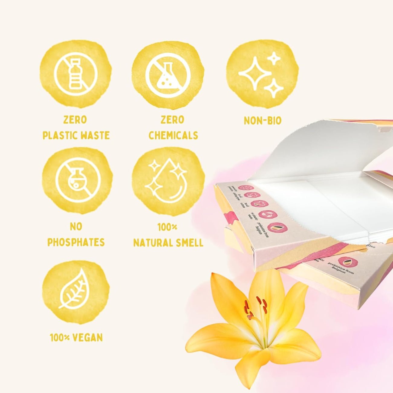 Fresh Linen Laundry Sheets 32 Sheets - Yokku - Laundry Detergent - Yokku