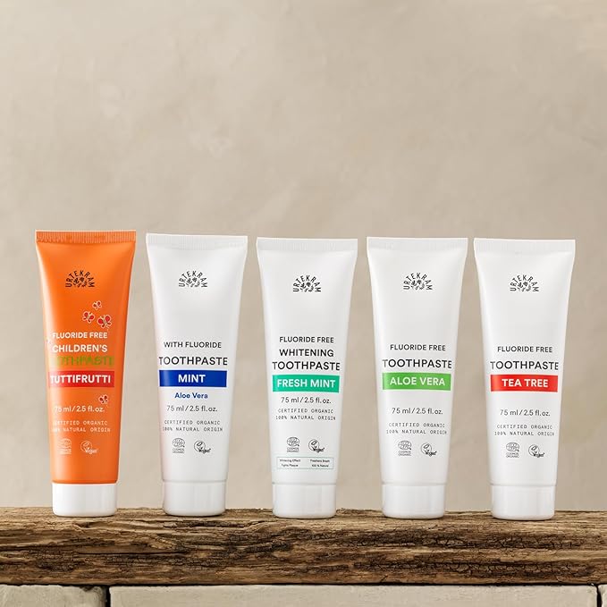 Fresh Mint Whitening Toothpaste 75ml - Urtekram - Eco Natural Products