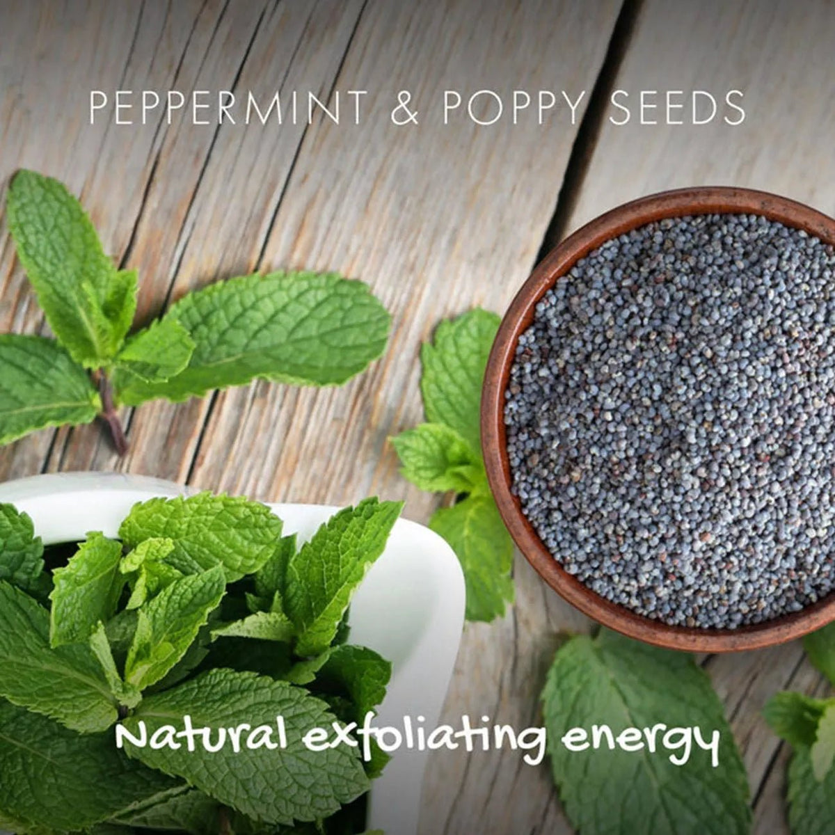 Fresh Peppermint & Poppy Seeds Soap On A Rope 125g - Friendly Soap - Bar Soap - Friendly Soap