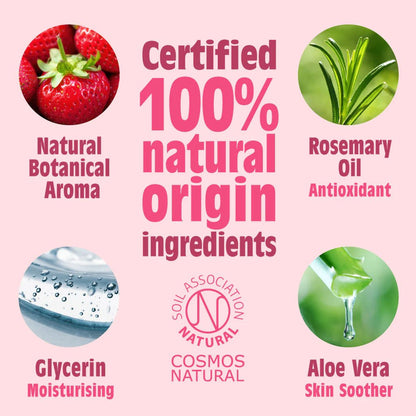 Fresh Strawberry Natural Deodorant Spray 100ml - Salt Of the Earth - Deodorants - Eco Natural Products