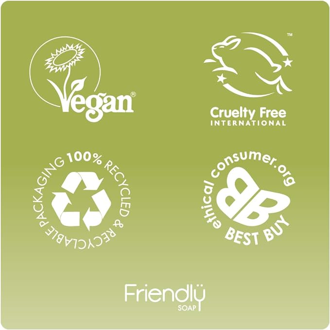 Friendly Soap Natural Bath Soap Lemongrass and Hemp 95g - Friendly Soap - Bar Soap - Eco Natural Products