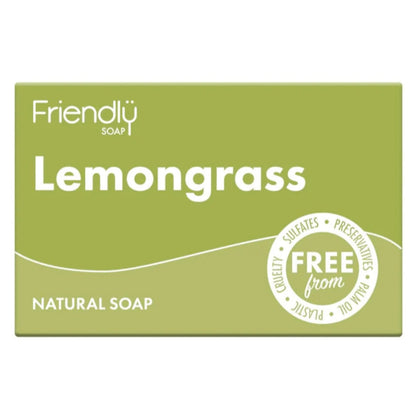 Friendly Soap Natural Bath Soap Lemongrass and Hemp 95g - Friendly Soap - Bar Soap - Eco Natural Products