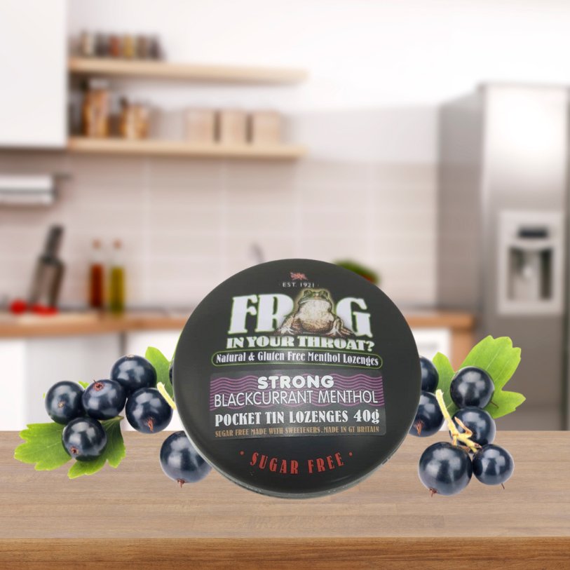 Frog In Your Throat Lozenges Blackcurrant Menthol 40g - Simpkins - Lozenges - Eco Natural Products