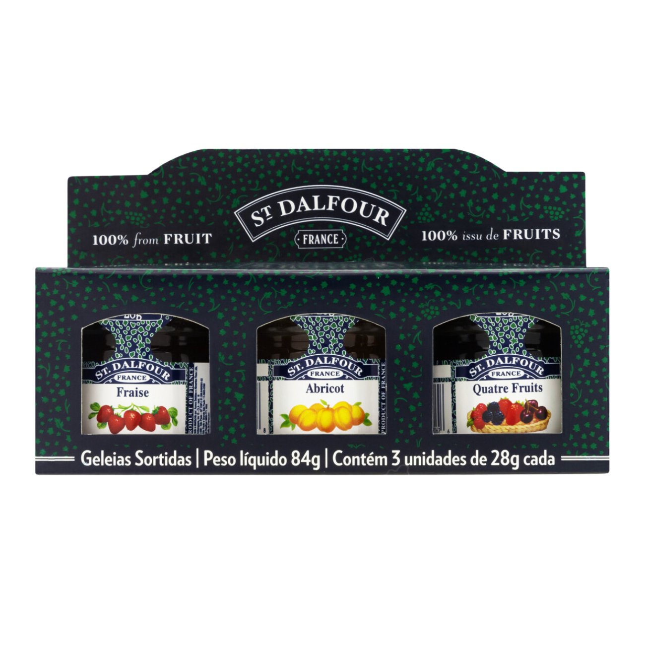 Fruit Spread Gift Set 3 x 28g - Eco Natural Products - St Dalfour - Spead fruit