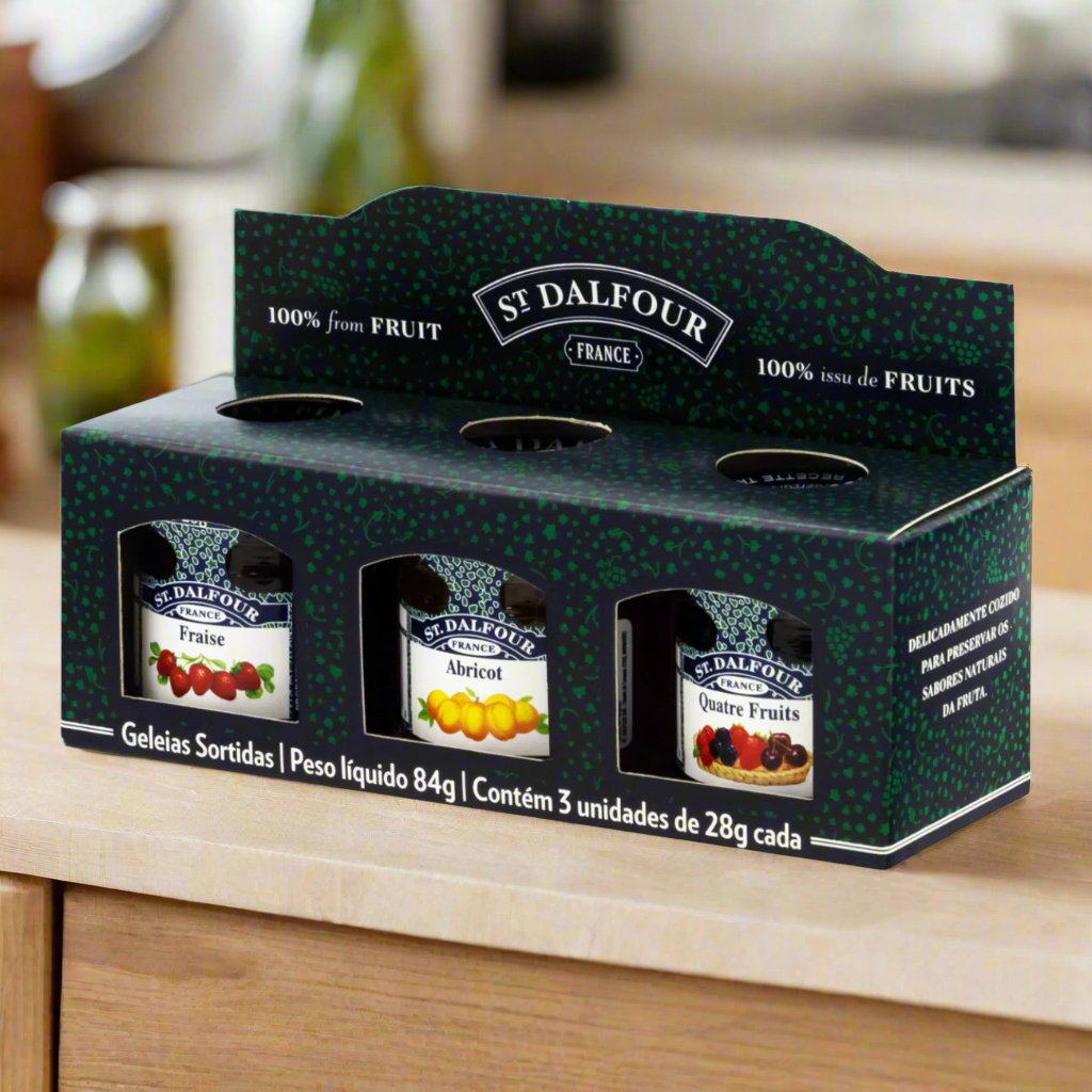 Fruit Spread Gift Set 3 x 28g - Eco Natural Products - St Dalfour - Spead fruit