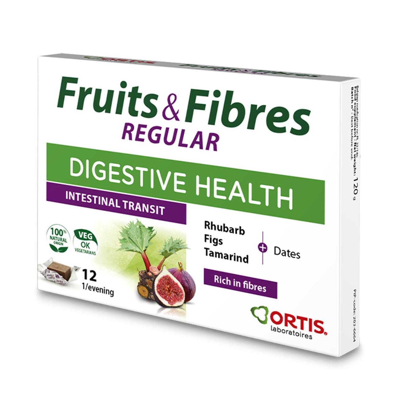 Fruits and Fibres Regular 12 Cubes - Eco Natural Products - Ortis - Herbal Supplement