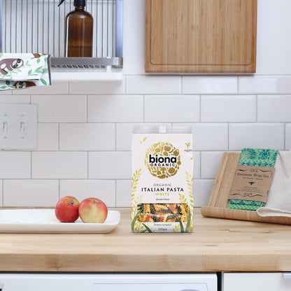 Fusilli Tri Colore Bronze Extruded 500g - Biona - Pasta - Eco Natural Products