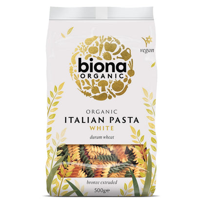 Fusilli Tri Colore Bronze Extruded 500g - Biona - Pasta - Eco Natural Products