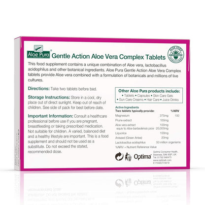 Gentle Action Aloe Vera Complex 30 Tablets - Aloe Pura - Nutrition - Eco Natural Products