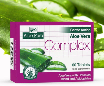 Gentle Action Aloe Vera Complex 60 Tablets - Aloe Pura - Nutrition - Eco Natural Products
