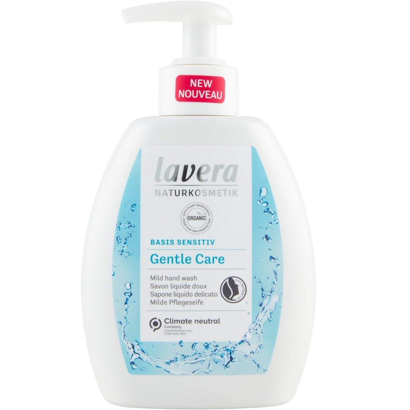 Gentle Care Hand Wash 250ml - Eco Natural Products - Lavera - Hand Wash