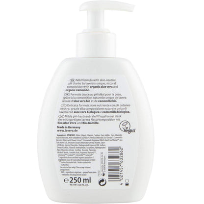 Gentle Care Hand Wash 250ml - Lavera - Hand Wash - Eco Natural Products