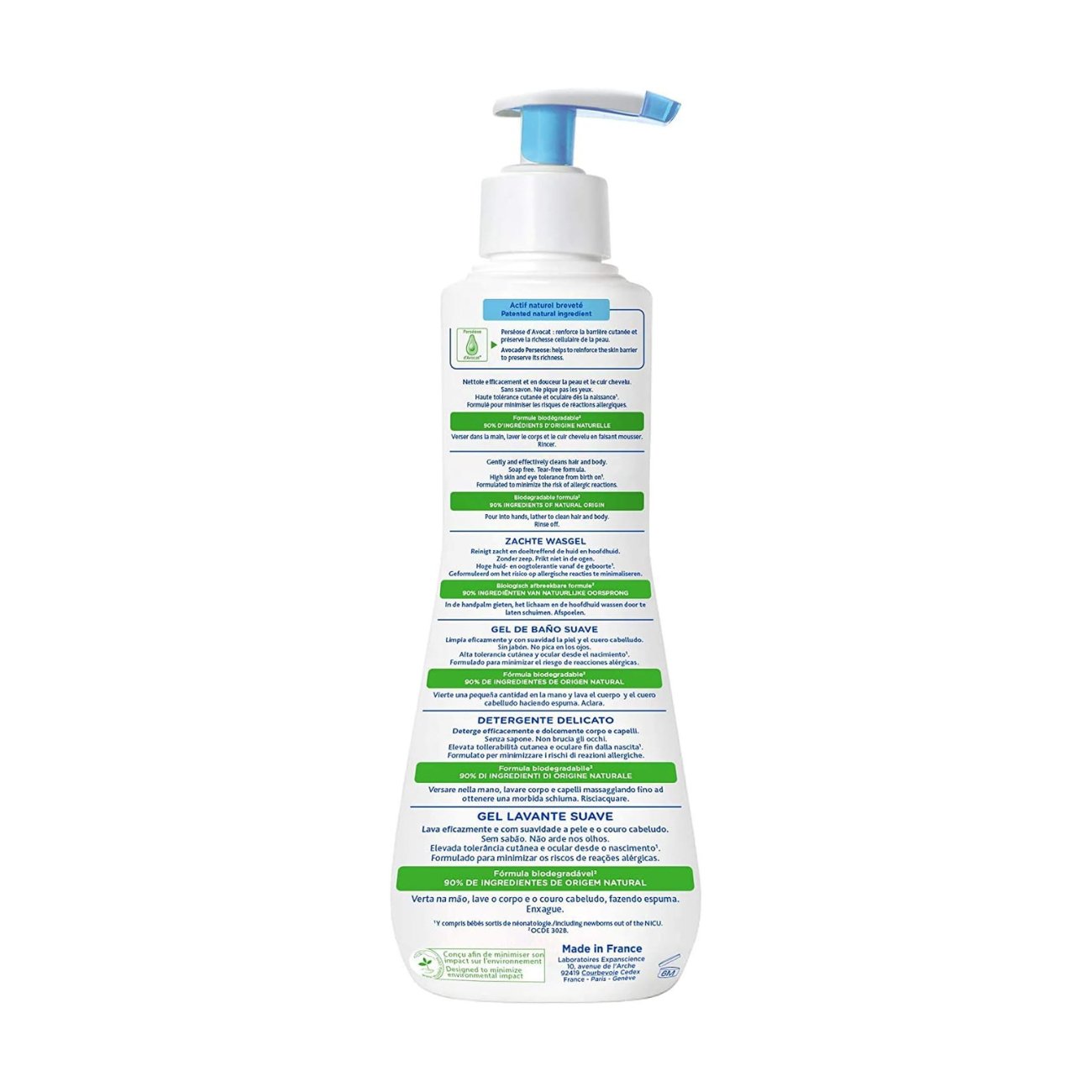 Gentle Cleansing Gel 750g - Eco Natural Products - Mustela - Body wash