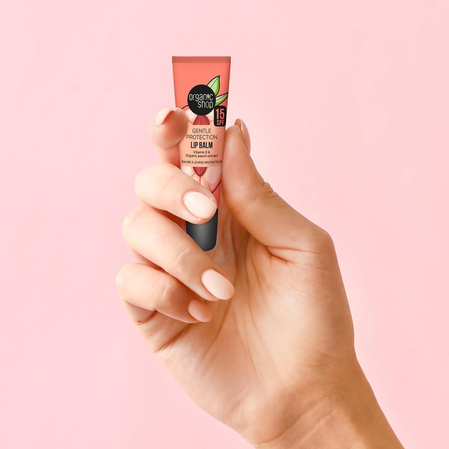 Gentle Protection SPF 15 Vitamin E & Peach Extract Lip Balm 10ml - Organic Shop - Lip Balm - Eco Natural Products