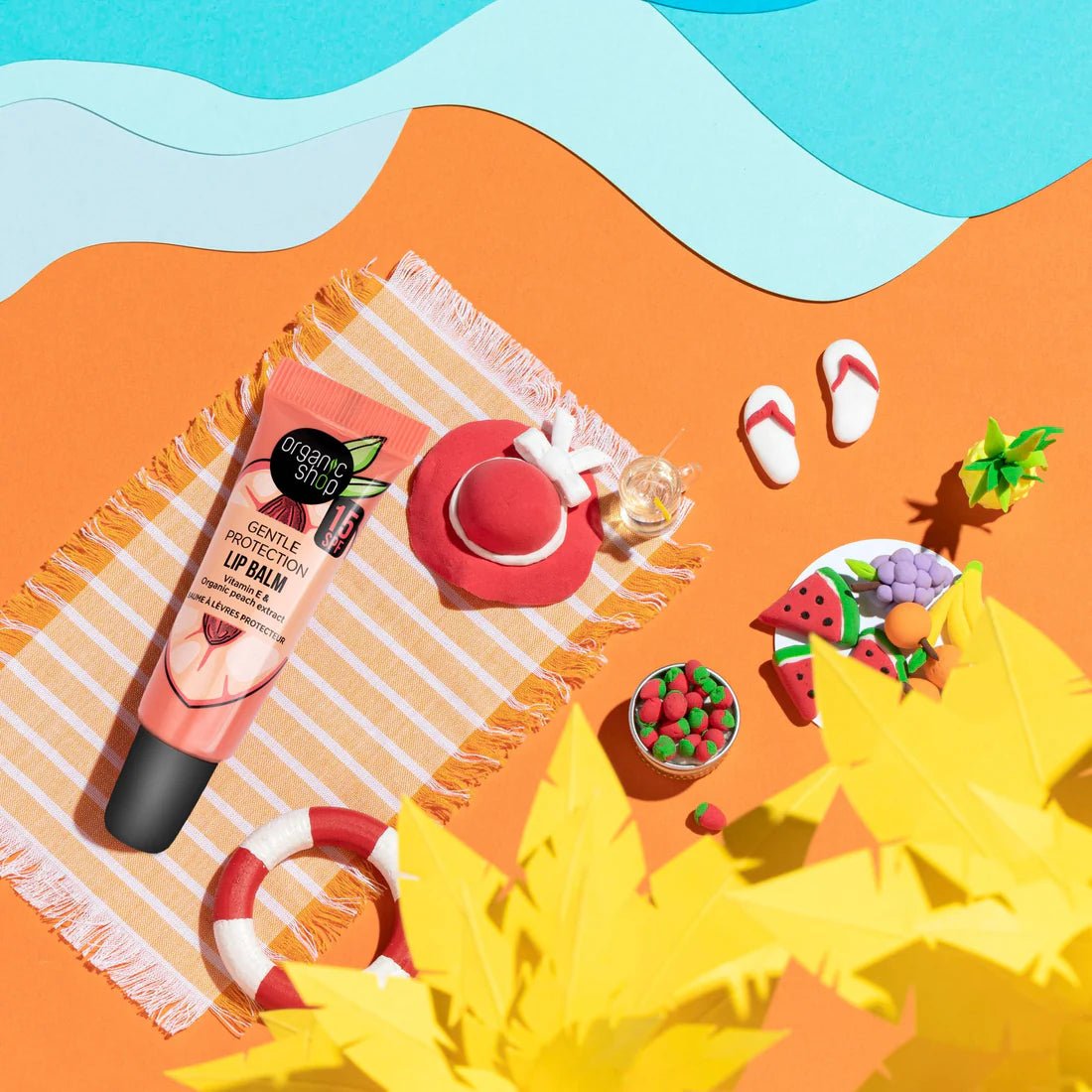 Gentle Protection SPF 15 Vitamin E & Peach Extract Lip Balm 10ml - Organic Shop - Lip Balms - Organic Shop