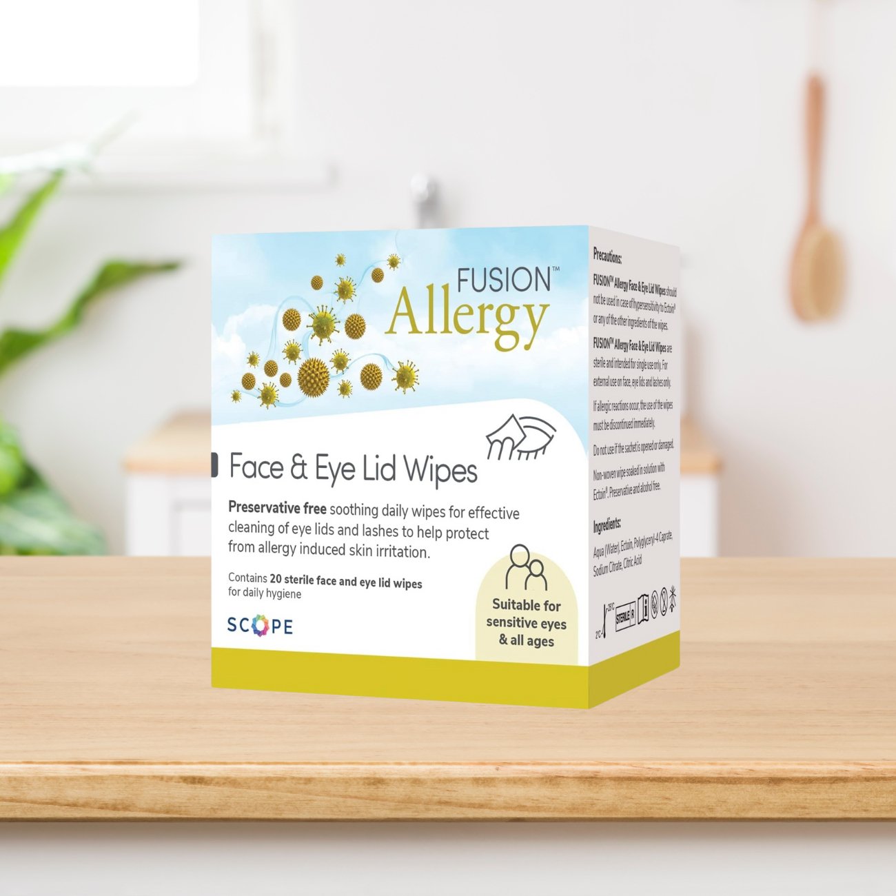 Gently Wipes 20 Wipes - Eco Natural Products - Fusion Allergy - Wipes