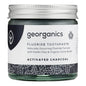 Georganics Fluoride Toothpaste Activated Charcoal 60ml front of pack