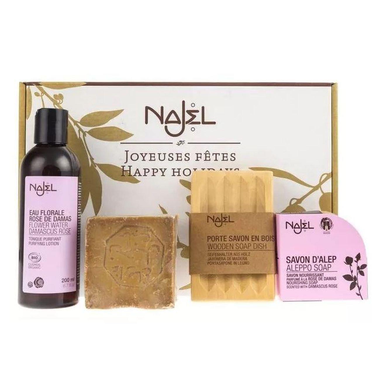 Gift Set Happy Holidays - Najel - Bath Soap - Eco Natural Products