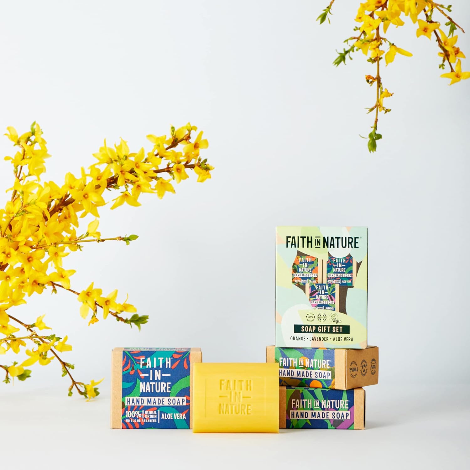 Gift Set Soap Box 300g - Faith in Nature - Hand Soap - Eco Natural Products