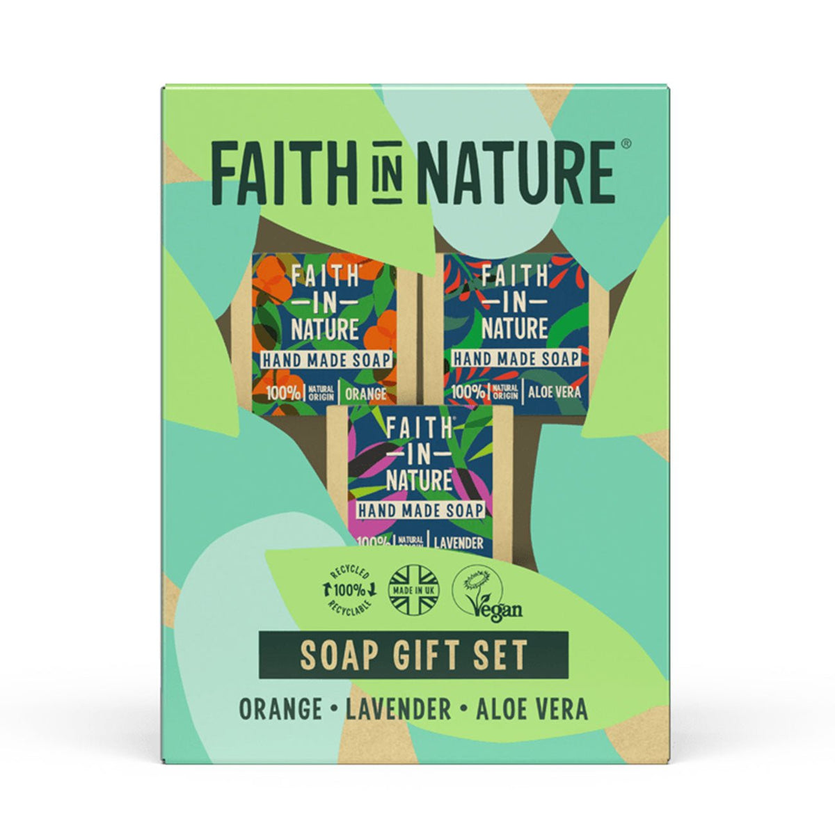 Gift Set Soap Box 300g - Faith in Nature - Hand Soap - Eco Natural Products