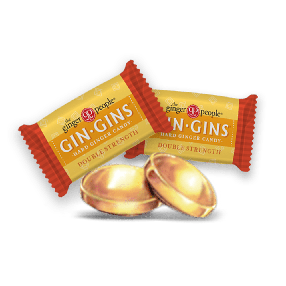 Gin Gins Double Strength Hard Ginger Candy 150g - Eco Natural Products - The Ginger People - Ginger Candy