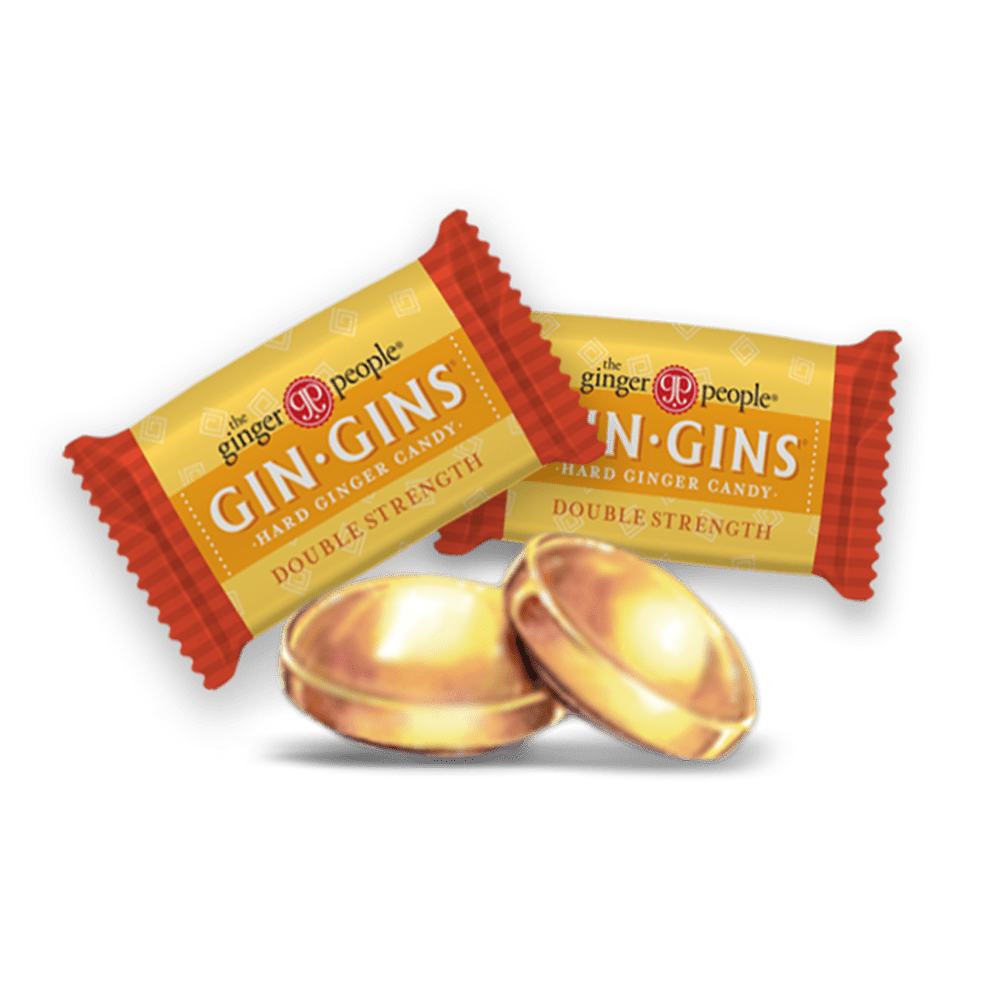 Gin Gins Double Strength Hard Ginger Candy 150g - The Ginger People - Ginger Candy - Eco Natural Products