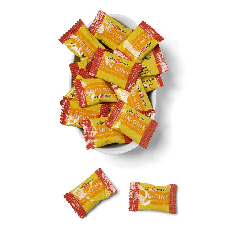 Gin Gins Double Strength Hard Ginger Candy 150g - The Ginger People - Ginger Candy - Eco Natural Products