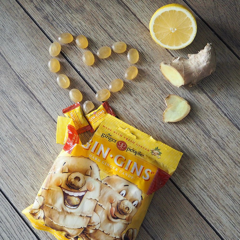 Gin Gins Double Strength Hard Ginger Candy 150g - The Ginger People - Ginger Candy - Eco Natural Products